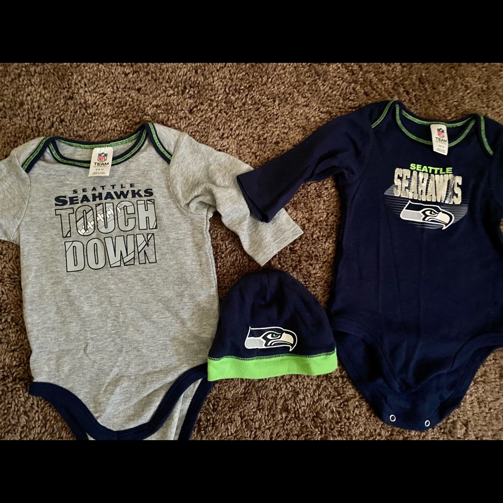 Seahawks Bodysuits Baby boy